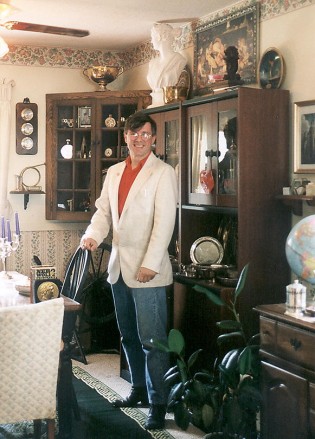 Kevin Alfred Strom at home, 1999 A small corner of my home in 1999, before I met Elisha, showing a tiny sample of the art and other possessions stolen from me