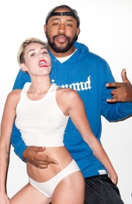 Miley Cyrus and friend